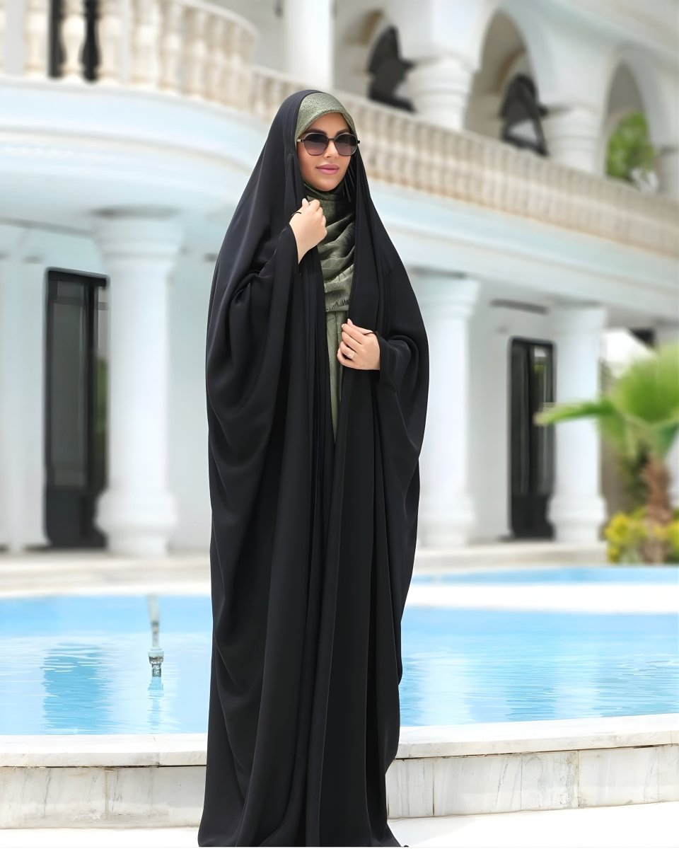 Misri Abaya – Front Zip with Finger Support Dori